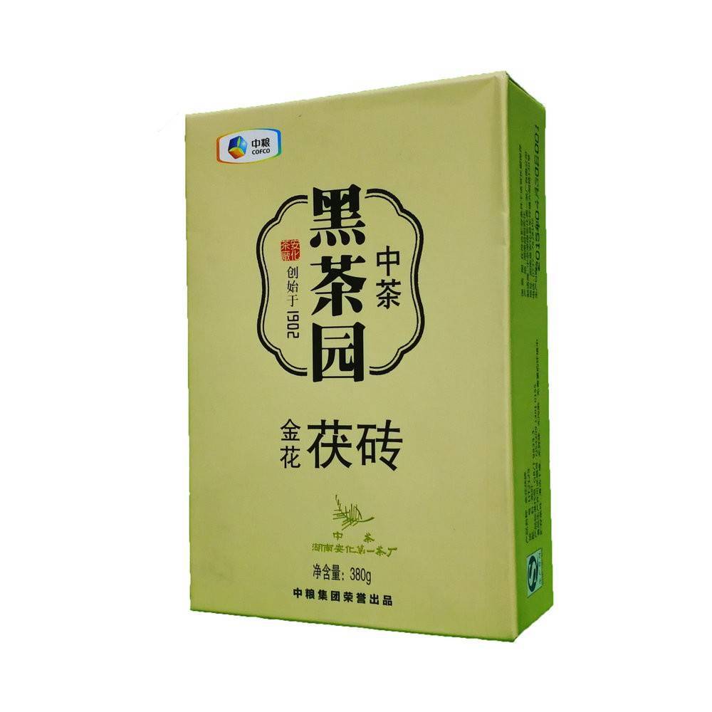 金花茯砖380g中粮黑茶砖